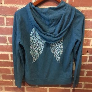 Victoria Secret |  Aqua Hoodie Size M